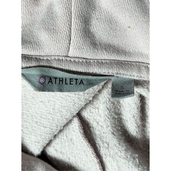 Athleta Pink Oversize Cowl Neck Sweatshirt Size Small - Picture 4 of 4